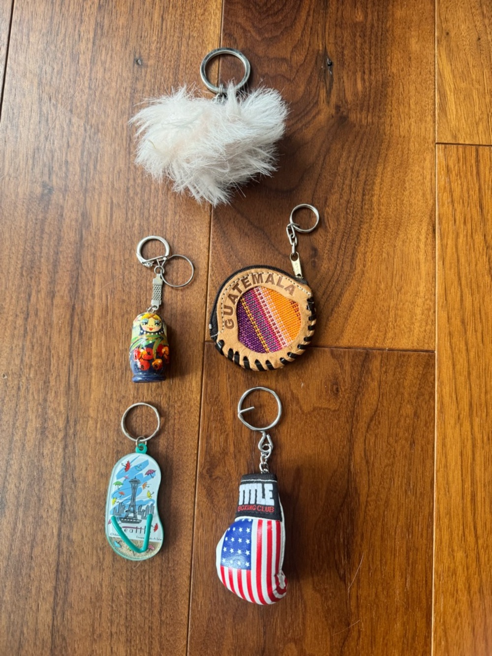 Bundle of 5 Key Chains